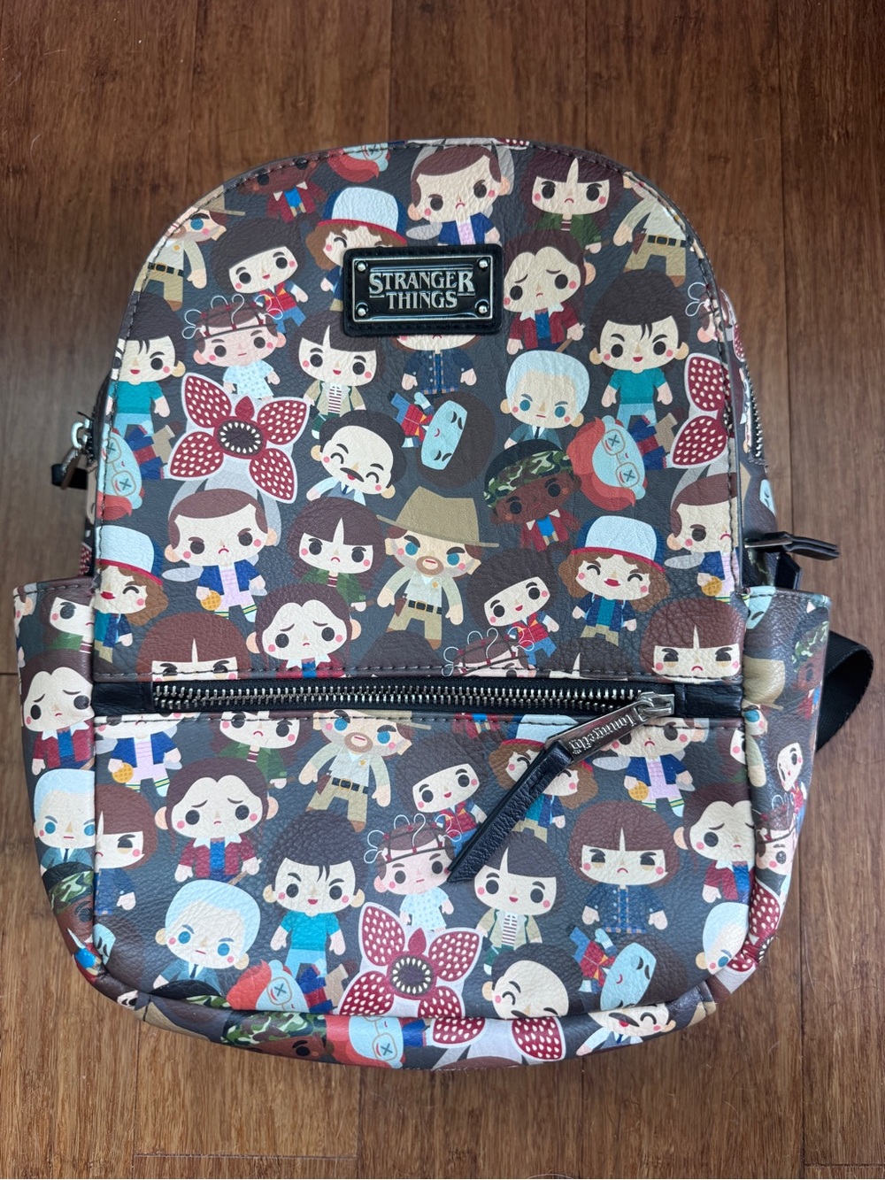 Kids Stranger Things Print Mini Backpack